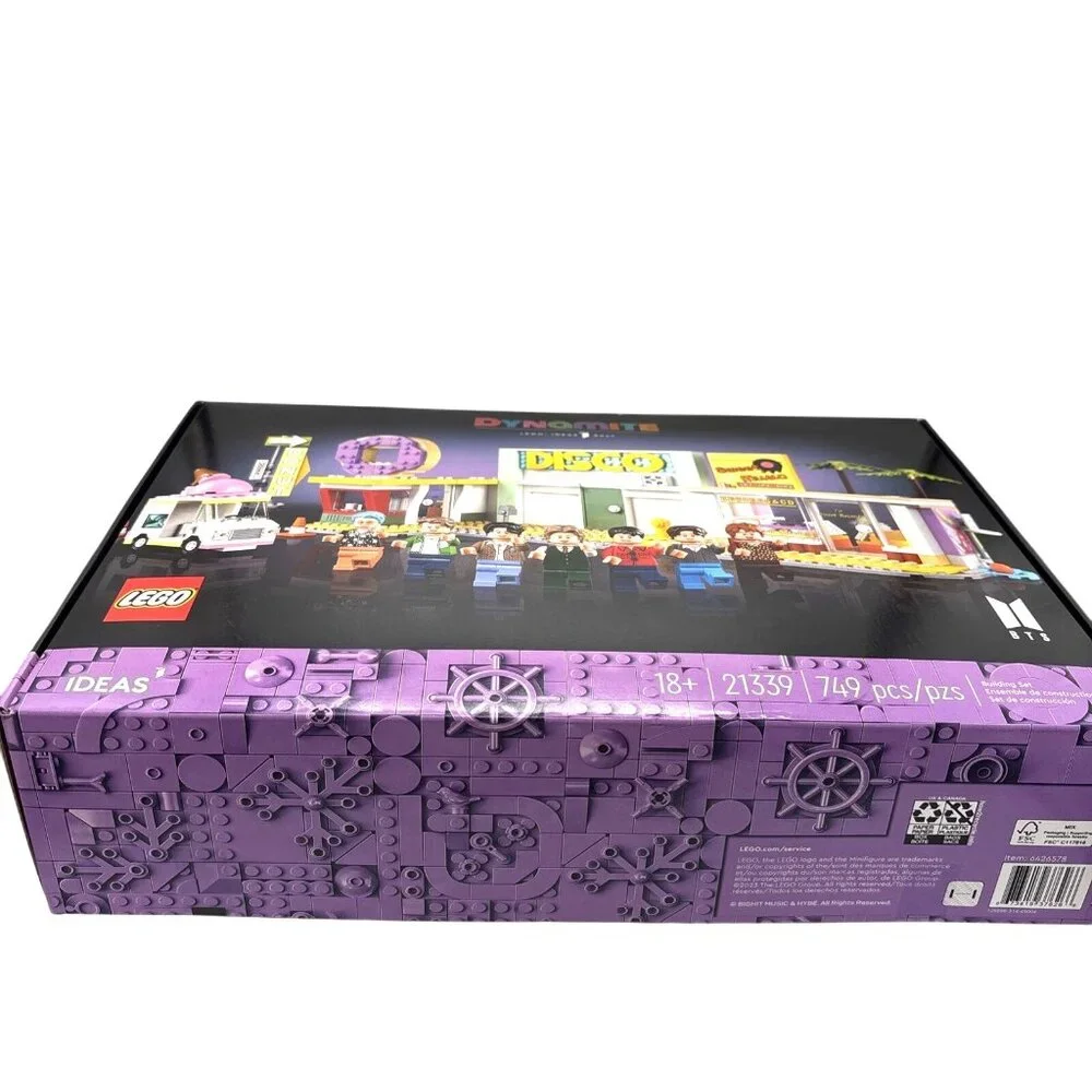 LEGO BTS Dynamite Music Video Set 21339 K-Pop Icons Ideas Retired 749 Pc NEW!